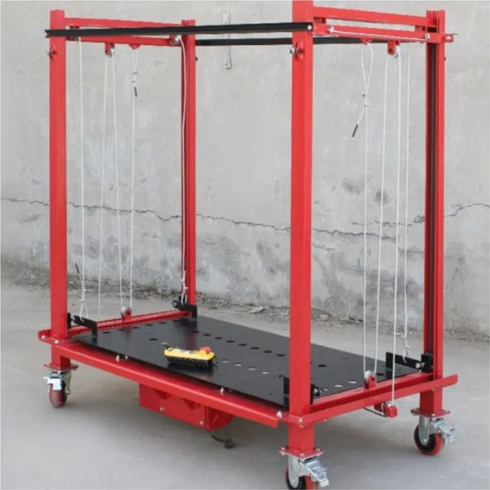 Foldable Electric Scaffolding Lift Platform for Home Use (1102 lb Load)